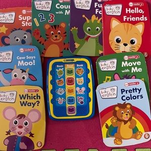 Toddlers baby Einstein book set with electronic reader